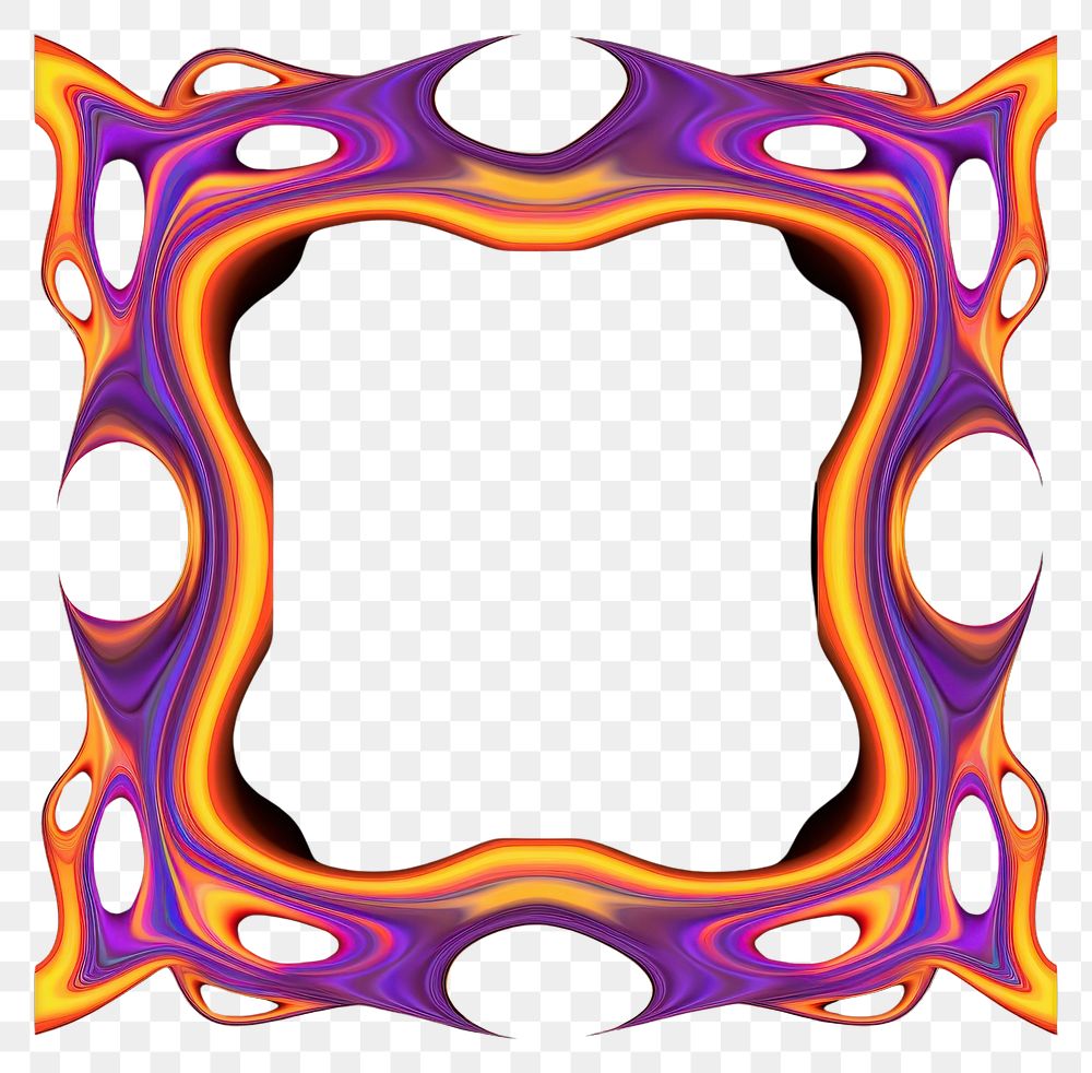PNG  An abstract frame backgrounds pattern purple.