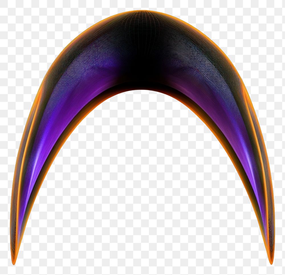 PNG  An arch shape purple black background single object.