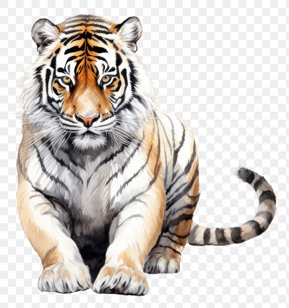 PNG  Bengal tiger wildlife animal mammal.
