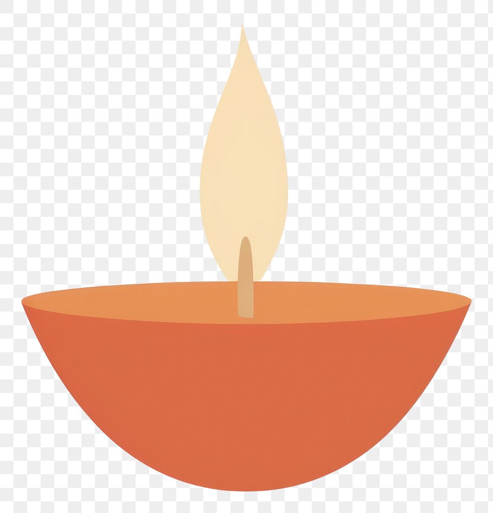 PNG  Illustration of a simple candle fire illuminated chandelier.