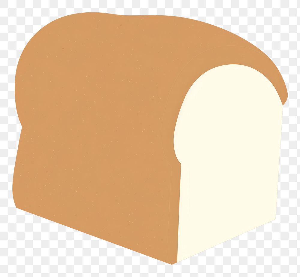 PNG  Illustration of a simple bread letterbox cardboard mailbox.
