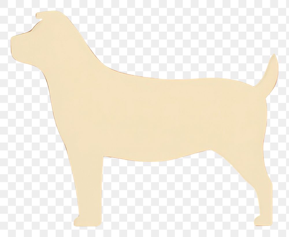 PNG  Illustration of a simple dog art animal mammal.