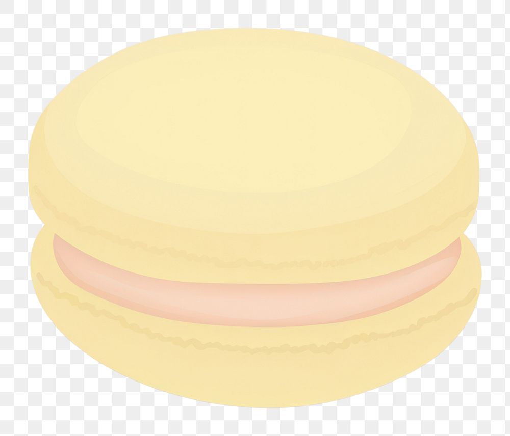 PNG  Illustration of a simple macaron macarons food confectionery.