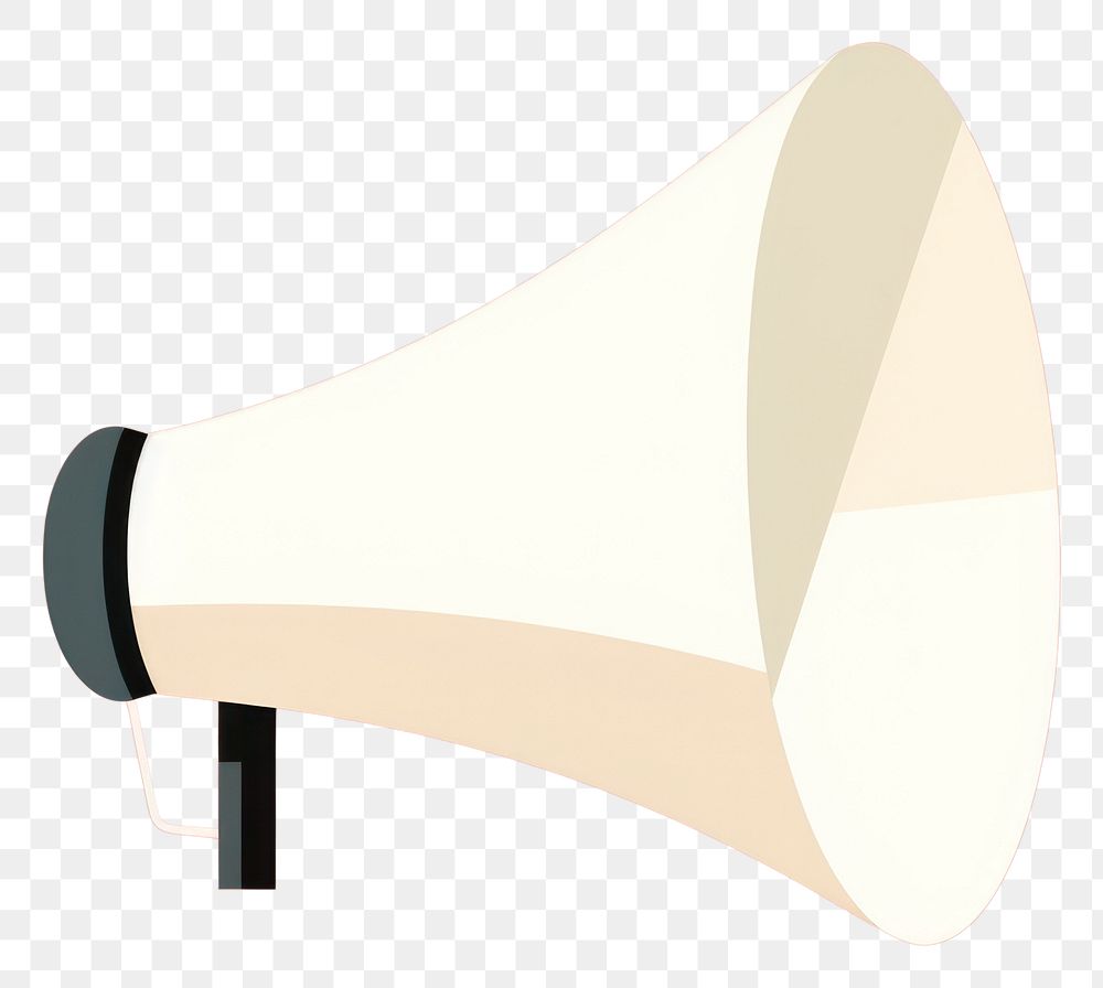 PNG  Illustration of a simple megaphone electronics technology shouting.