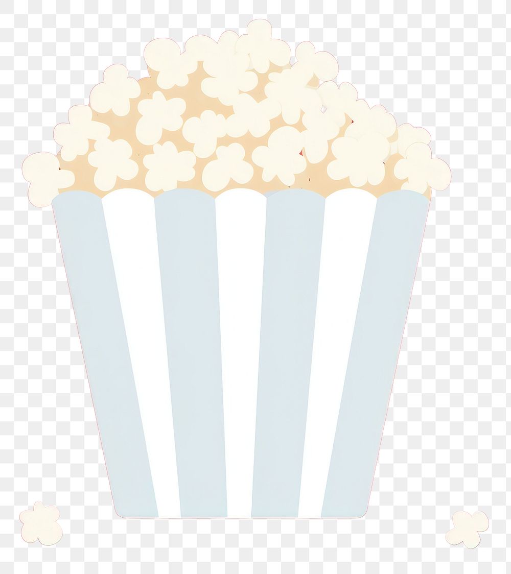 PNG  Illustration of a simple popcorn snack food chandelier.