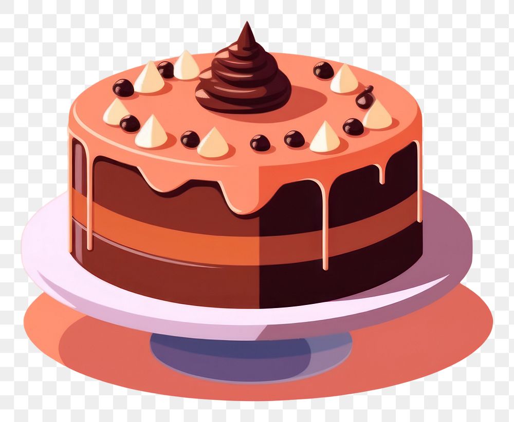 PNG Chocolate cake chocolate dessert cupcake.