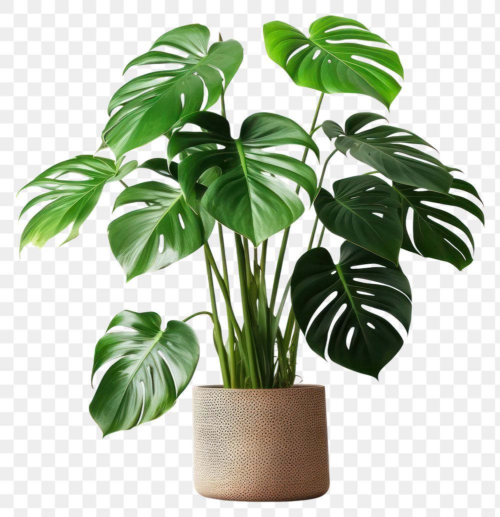 PNG Monstera deliciosa tree pots | Premium PNG - rawpixel