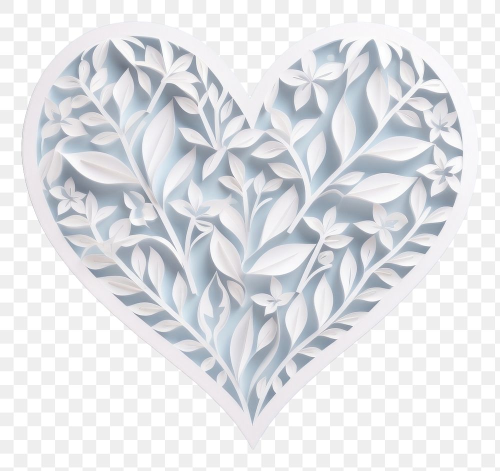 PNG Heart shape white accessories creativity. AI generated Image by rawpixel.