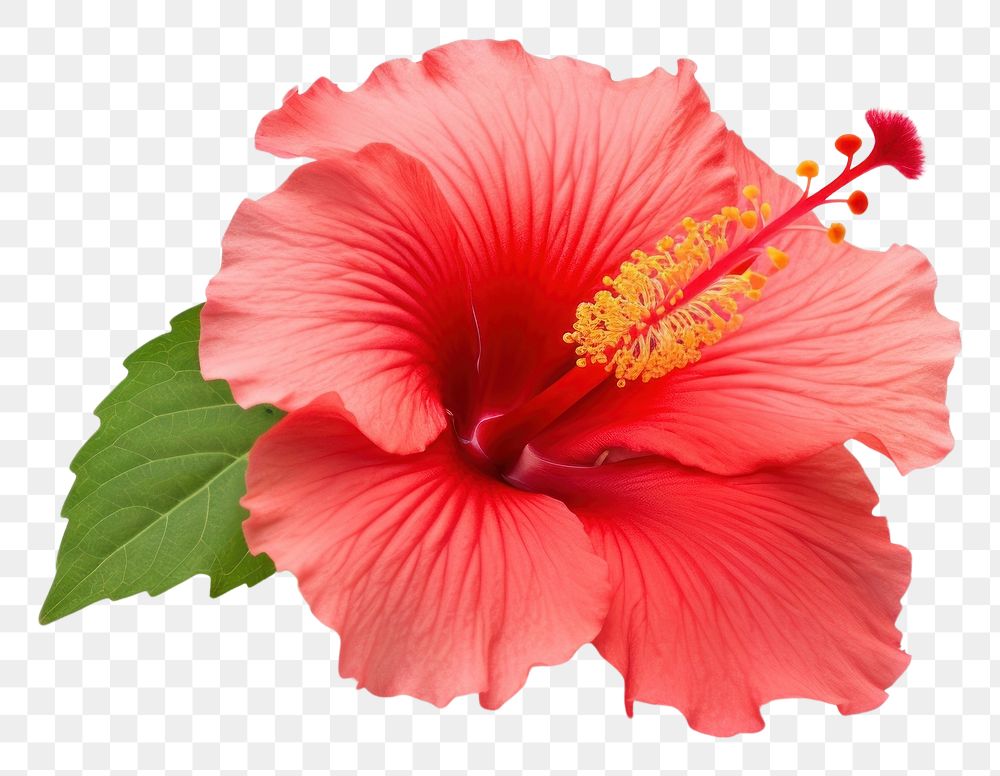 PNG  Hibiscus hibiscus blossom flower. AI generated Image by rawpixel.