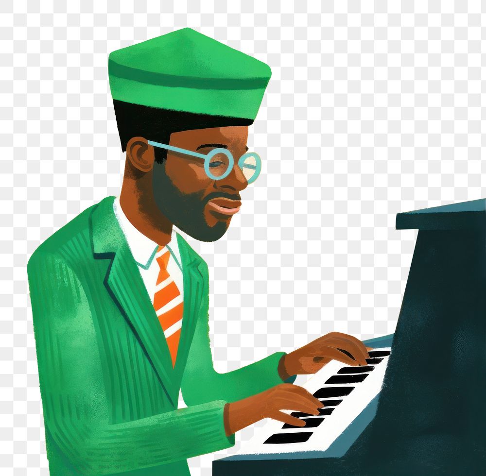 PNG  Man playing piano keyboard musician adult.