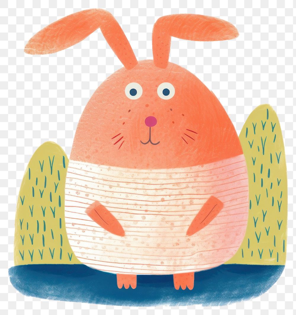 PNG  Easter bunny animal easter white background.