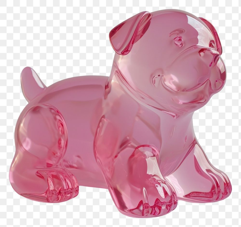 PNG  Dog icon transparent figurine representation.