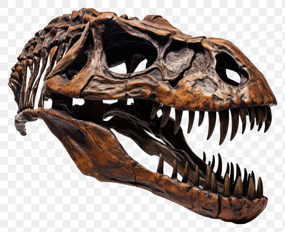 PNG Tyrannosaurus Rex Skull dinosaur animal paleontology