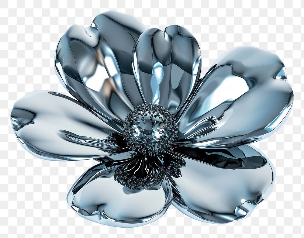 PNG Jewelry diamond brooch flower.