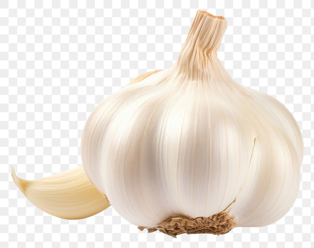 PNG Garlic vegetable white plant. AI generated Image by rawpixel.