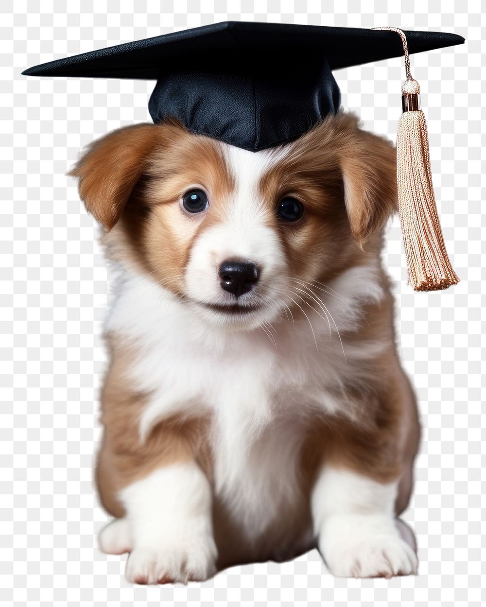 PNG  Graduated from puppy school graduation animal mammal.