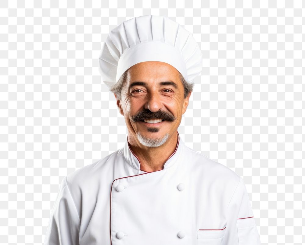 PNG An Italian chef smiling adult protection happiness.