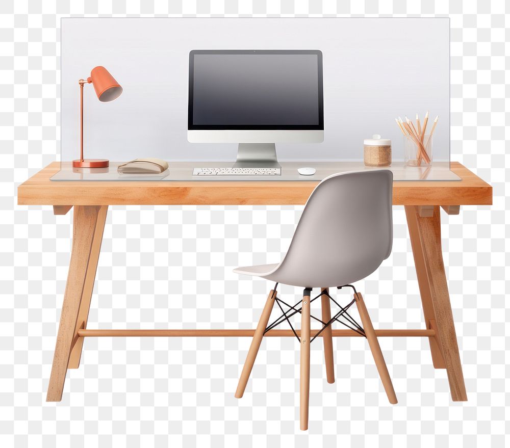 PNG Desk furniture computer table.