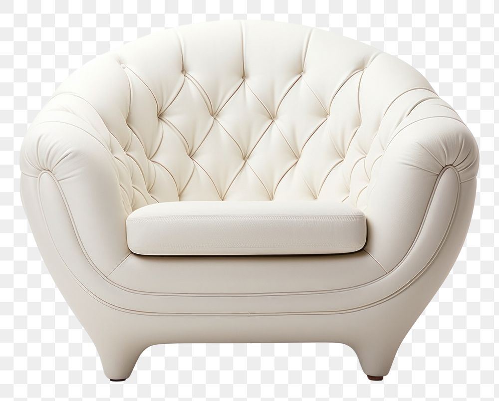 PNG Modern arm chair furniture armchair white.