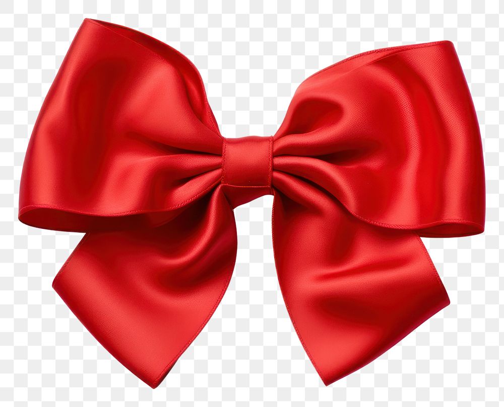 PNG Red bow white background celebration accessories.