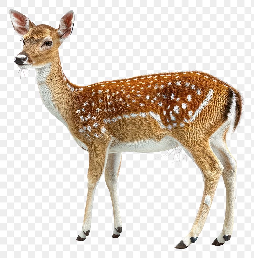 PNG  Deer wildlife animal mammal.