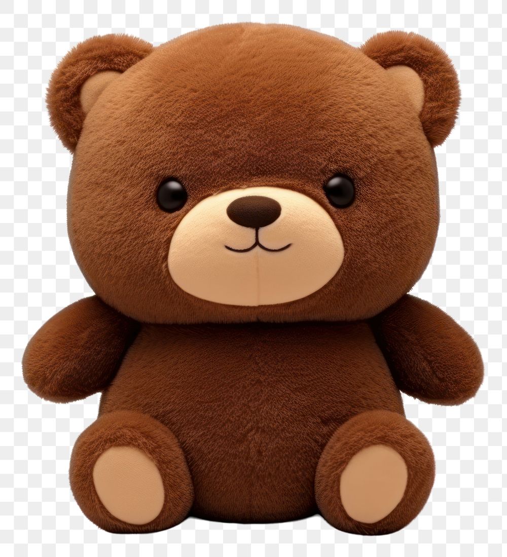 PNG Cute little bear plush brown toy. AI generated Image by rawpixel.