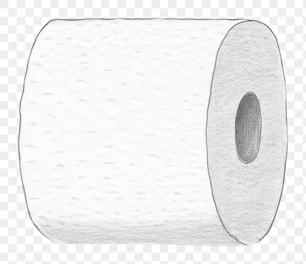 PNG  Toilet paper white background cylinder circle.