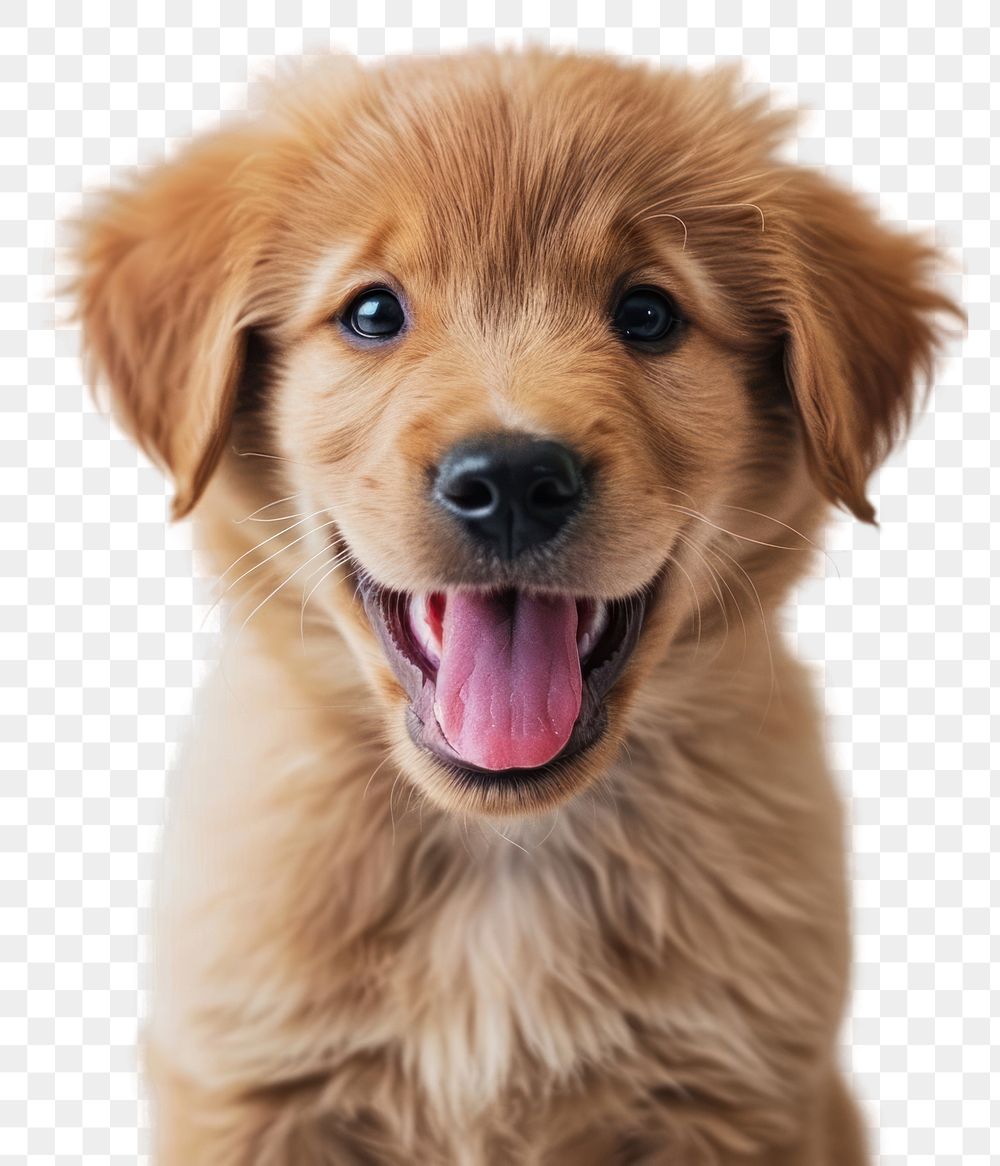 PNG A happy puppy mammal animal dog.