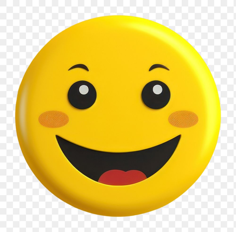 PNG  Emoji yellow anthropomorphic representation. AI generated Image by rawpixel.