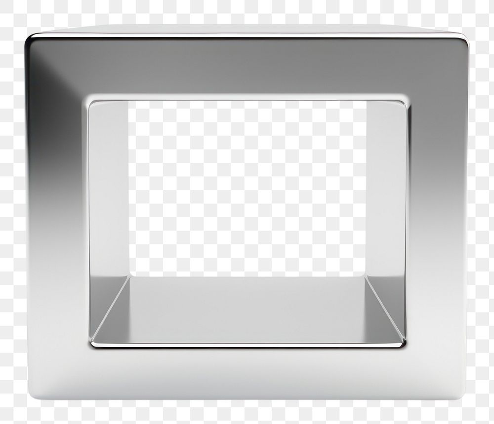 PNG  Square shape silver white background rectangle. AI generated Image by rawpixel.