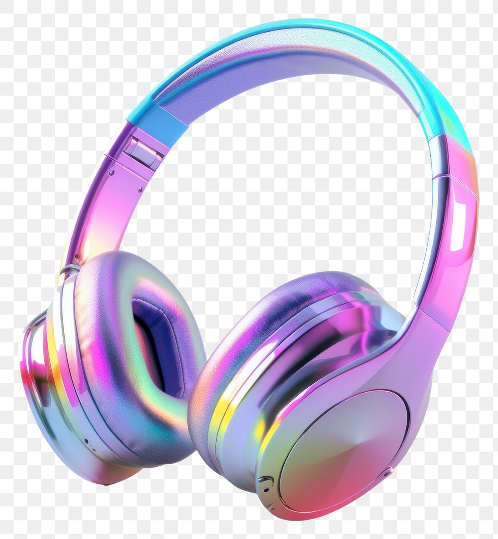 PNG  Headphone headphones headset white background.