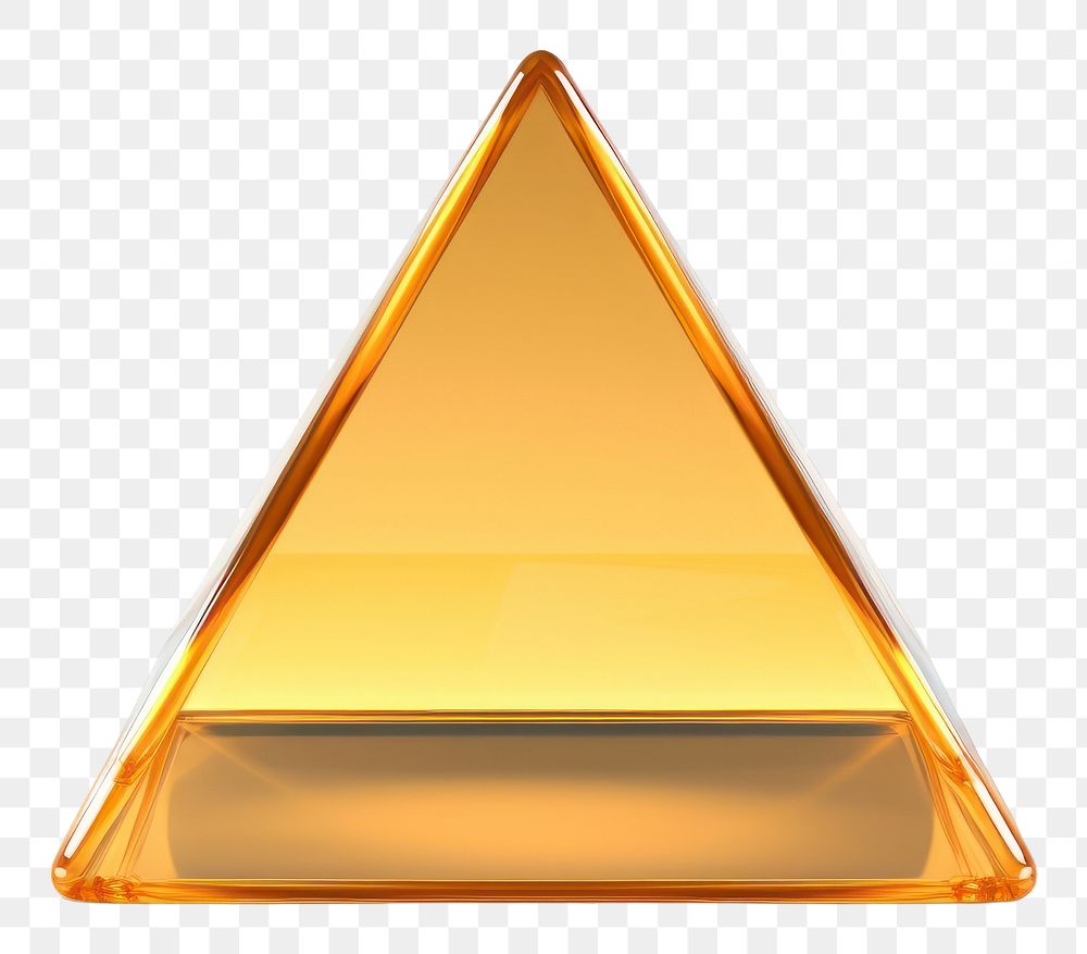 PNG Pyramid icon white background lighting triangle.