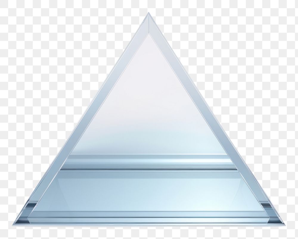 PNG Pyramid icon white background rectangle lighting.