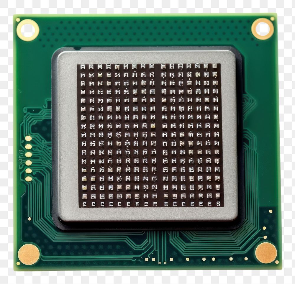 PNG  CPU chip computer cpu white background.
