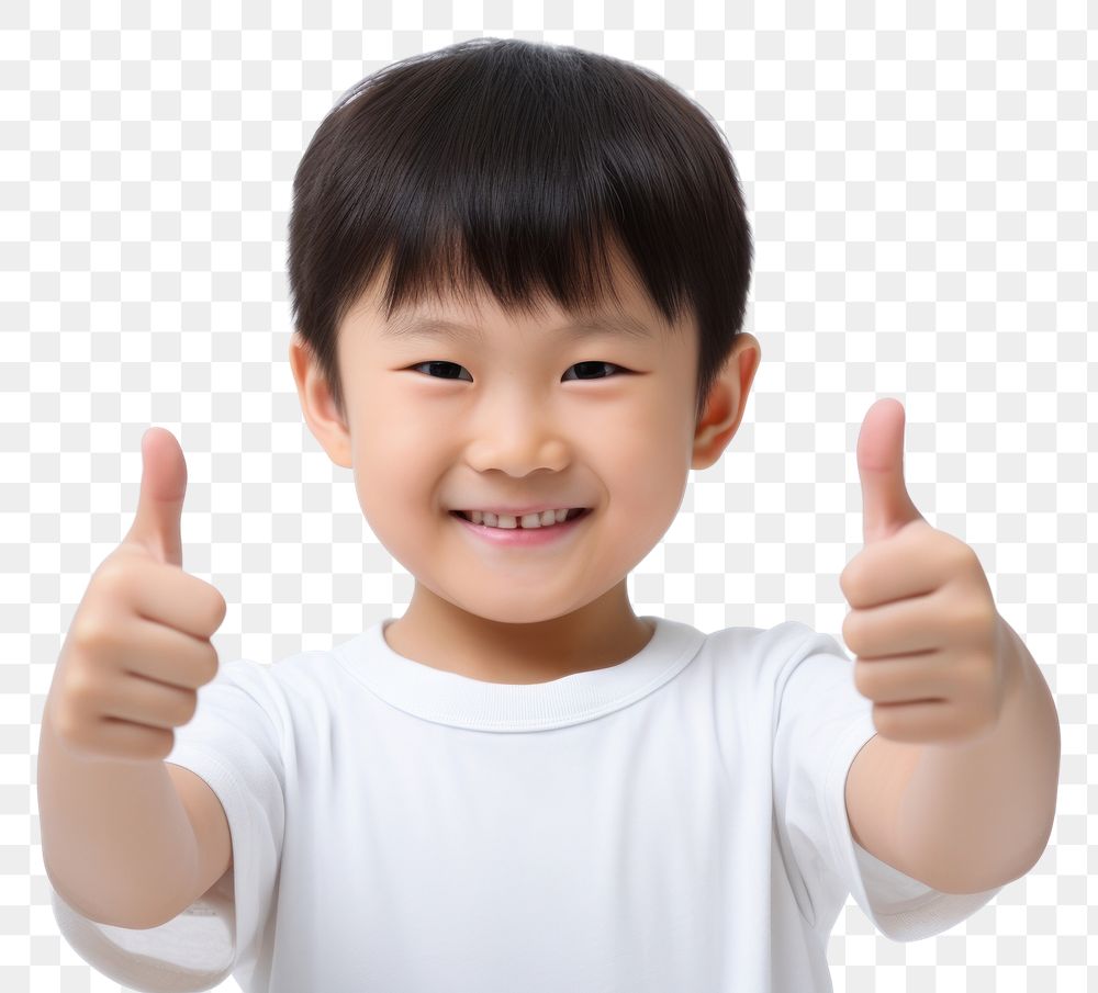 PNG  Kid smiling finger child.