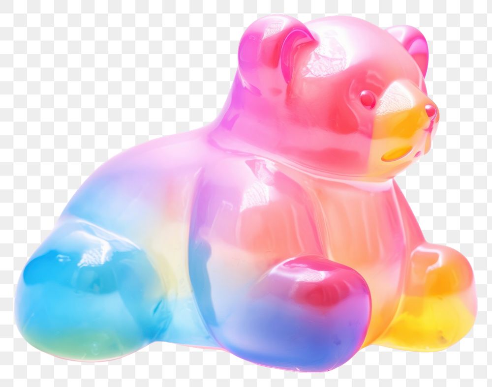 PNG  Jelly bear toy representation.