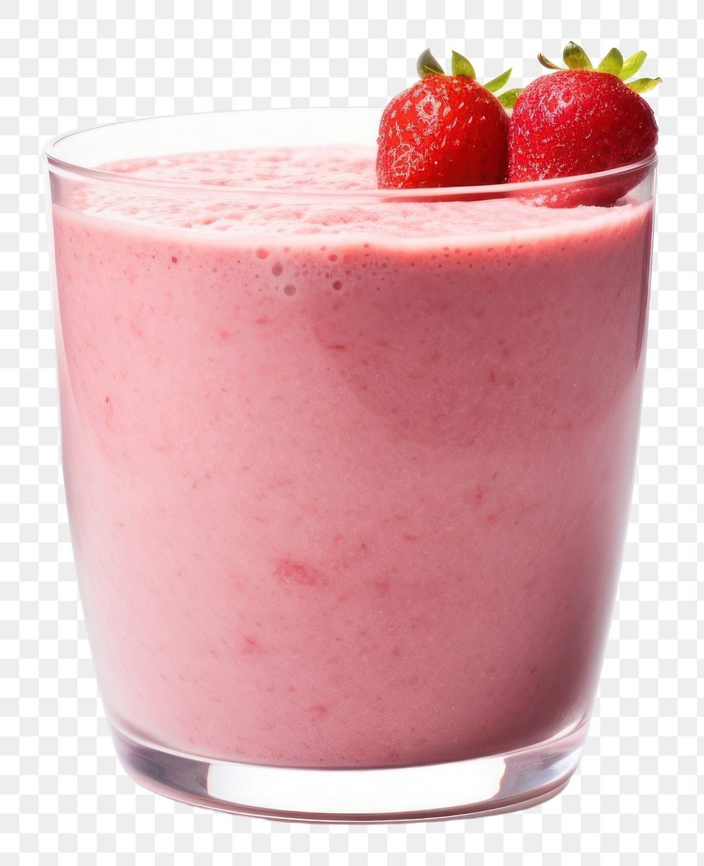 PNG  Strawberry smoothie fruit juice drink.