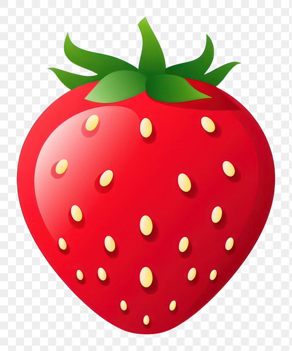 PNG  Strawberry logo fruit plant food.