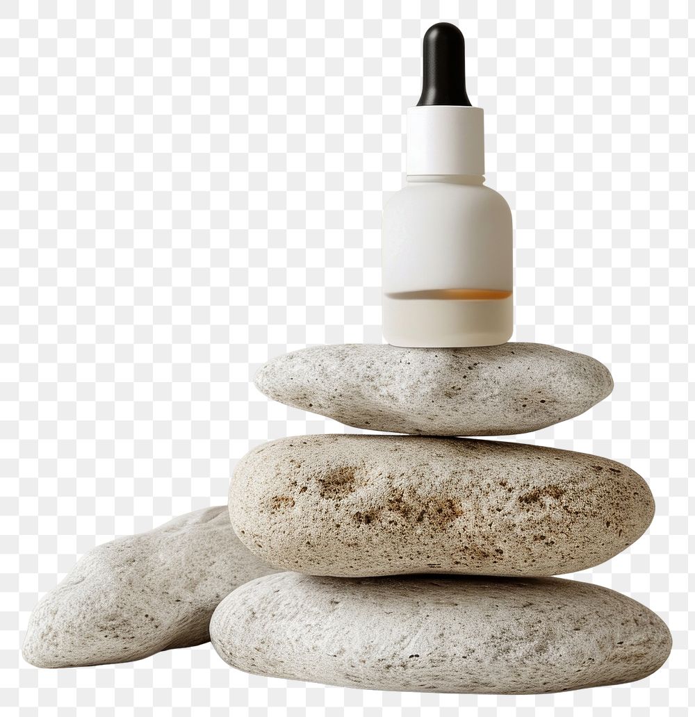 PNG Cosmetic dropper rock bottle simplicity.