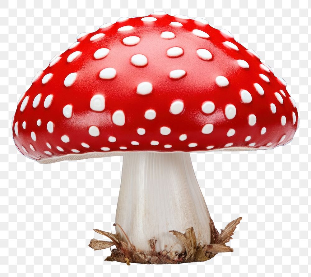 PNG Mushroom amanita agaric fungus.