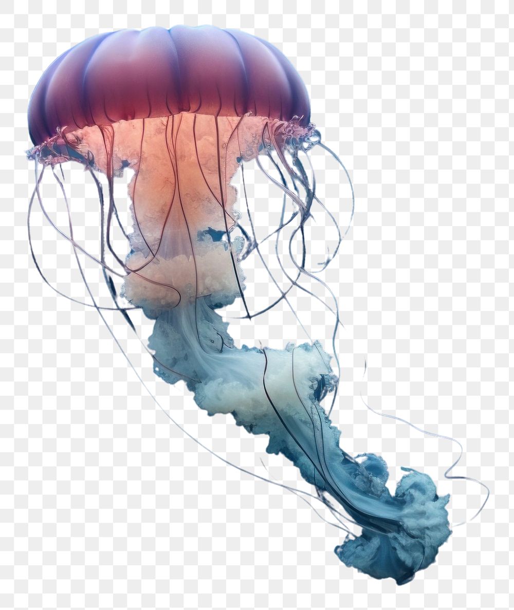 PNG Jellyfish invertebrate transparent outdoors.
