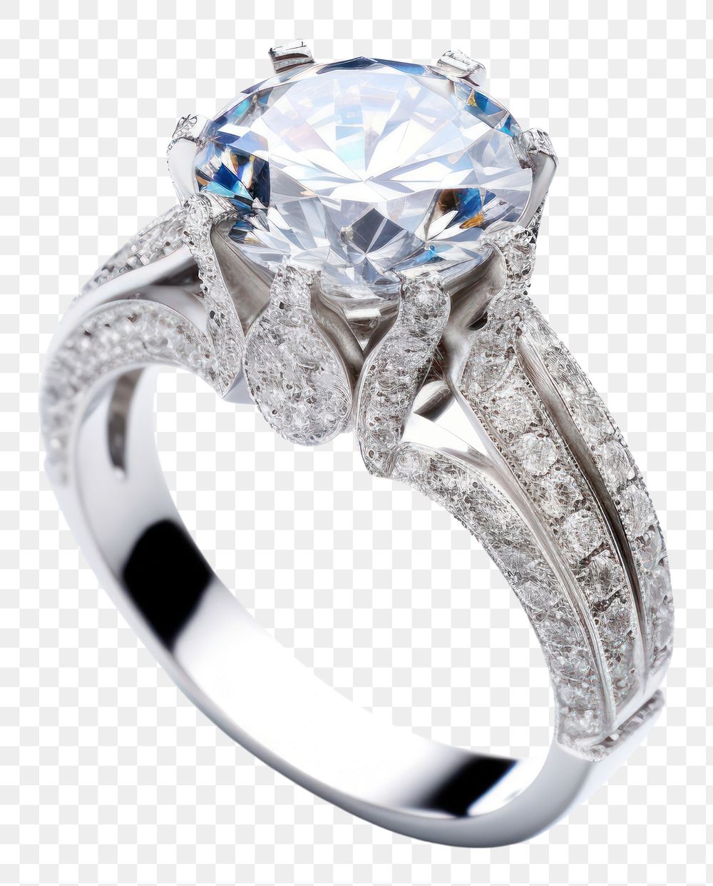 PNG Diamond ring jewelry platinum gemstone