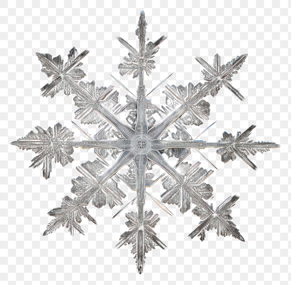 PNG Snowflake outdoors frozen winter.