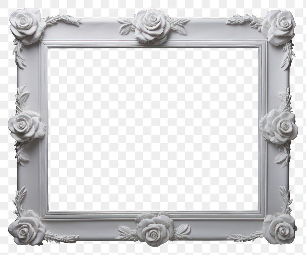 PNG  Rose frame black background decoration rectangle.