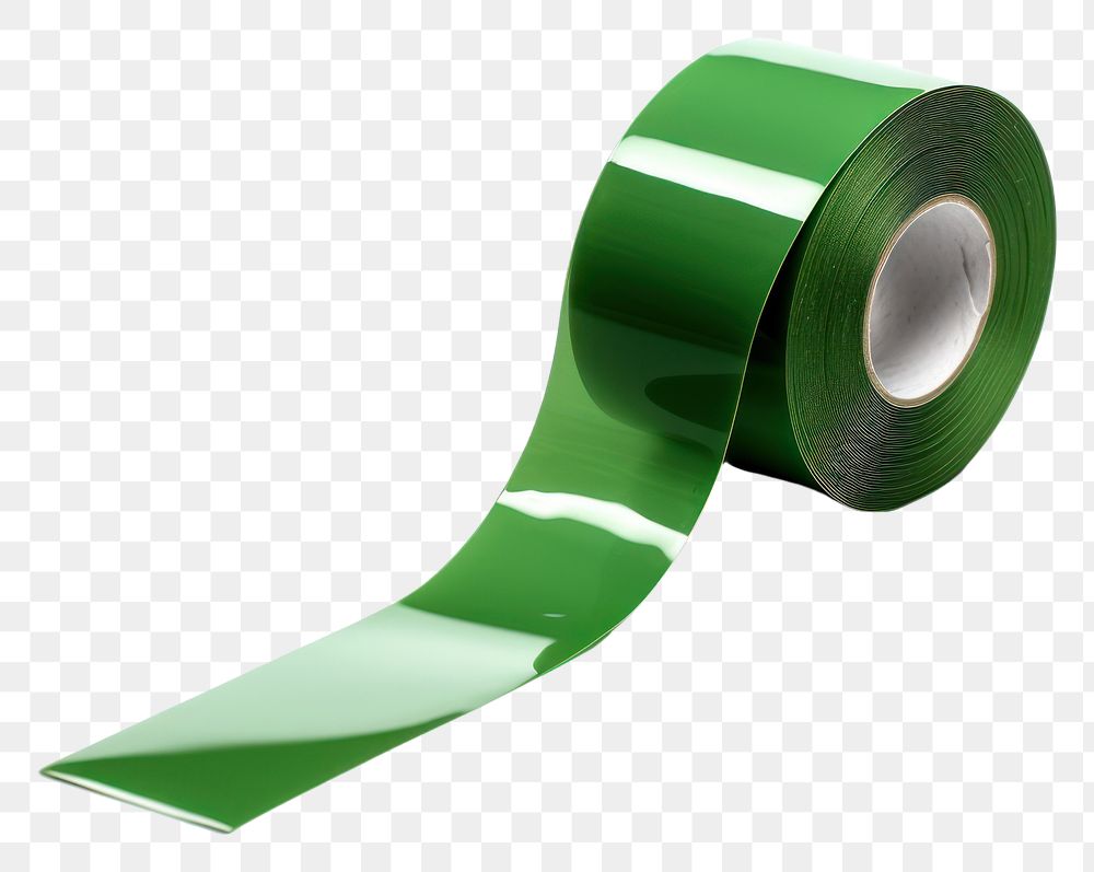 PNG  Glossy green vinyl adhesive strip tape white background gemstone. AI generated Image by rawpixel.