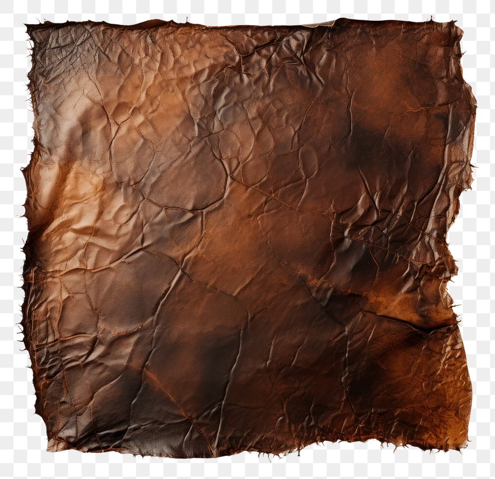 PNG  Leather with brunt backgrounds texture white background.
