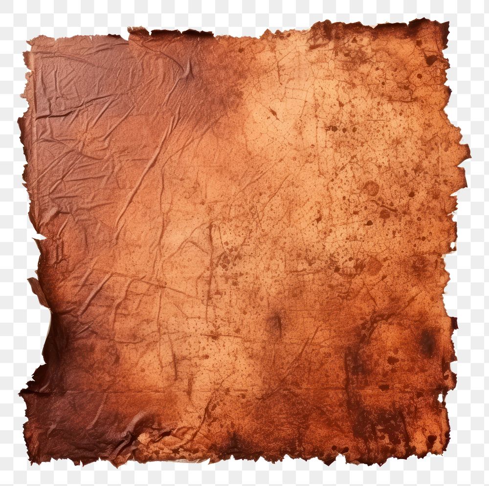 PNG  Redgold paper with brunt backgrounds texture white background.