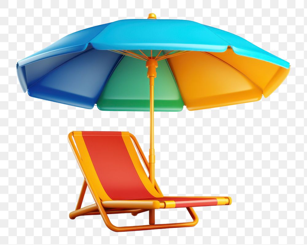 PNG Beach Chair umbrella holiday summer.