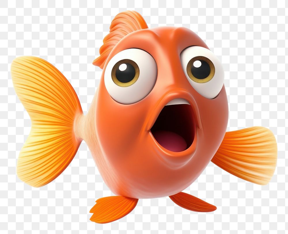 PNG Fish goldfish cartoon animal. 