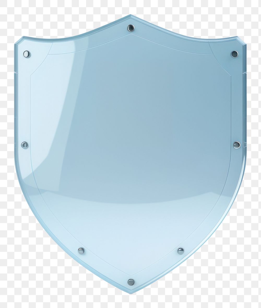 PNG Shield glass white background protection.